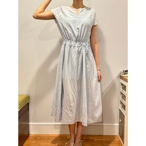 Anteprima Silk Light Blue Midi Dress